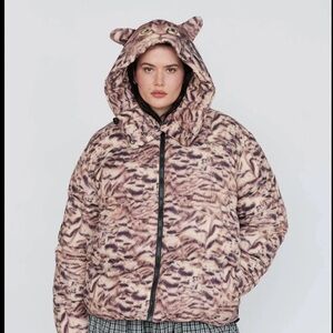 Lazy Oaf original cat puffer jacket new with tags 🏷️